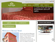 Tablet Screenshot of hotelkorona.info